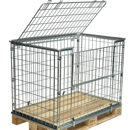 Lock till pallram - trådbur 1120x715 mm