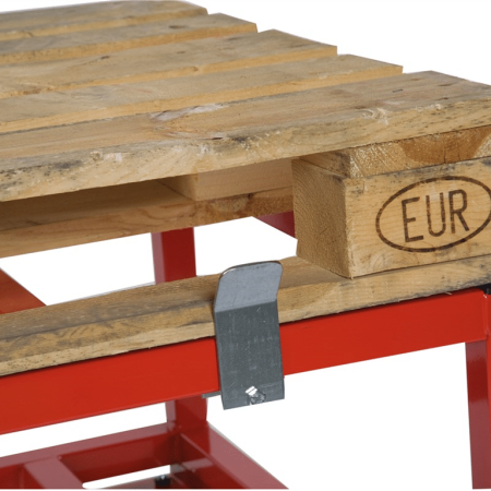 Pallstyrningsbeslag till pallvagnar