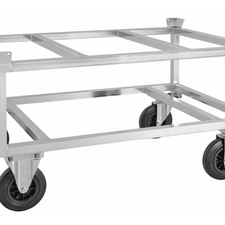 Pallvagn med pallstyrning 1200x800x650 mm - Broms