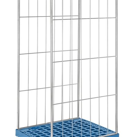 Rullcontainer med plastbotten 1800x810x725 mm