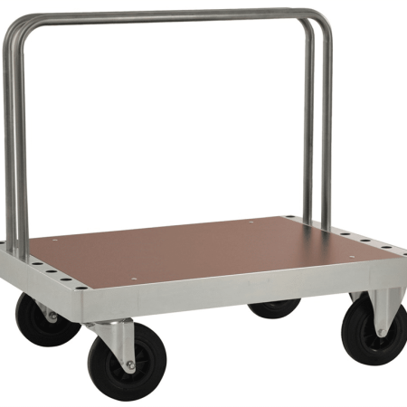 Plattformsvagn med flyttbara byglar