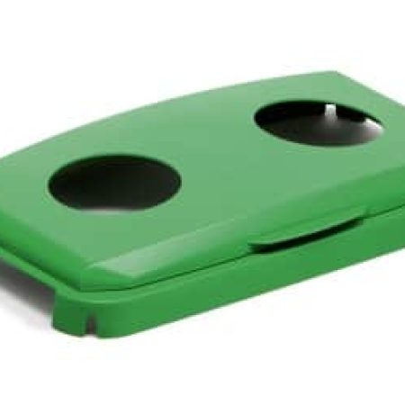 Lock med hål för burkar - grön