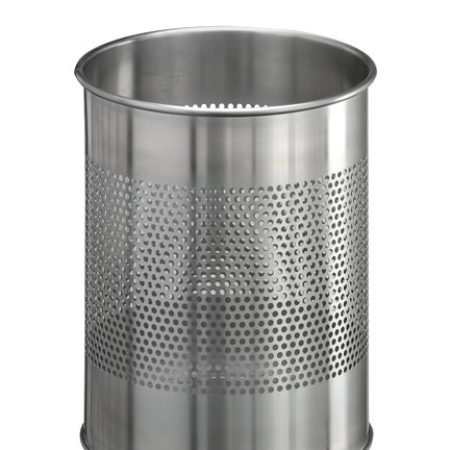 Papperskorg rostfritt stål 15 liter