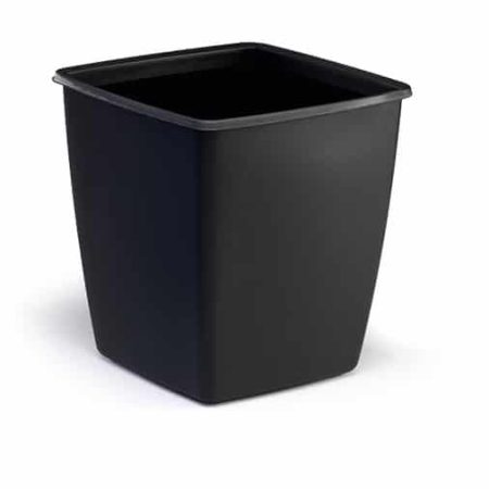 Fyrkantig papperskorg i plast OPTIMO