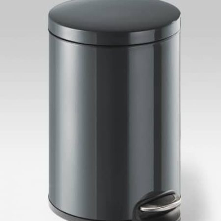 Pedalhink grålackerad metall - 20 liter