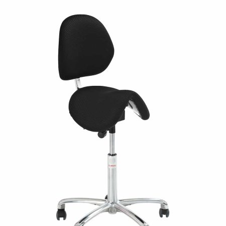 Sadelstol Dalton med ryggstöd