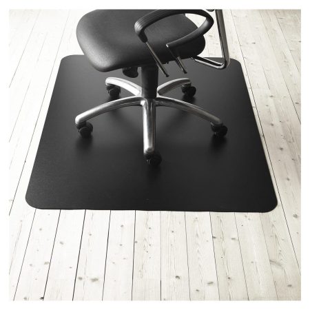 Golvskydd 1200X1500 mm svart, utan pigg