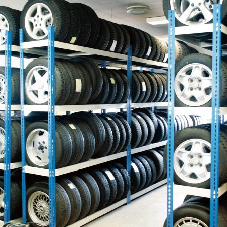 Däckställ i 4 plan 1830x455x2440 mm