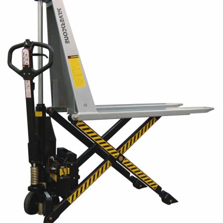 Höglyftande saxlyftvagn PU/PU - 1000 kg