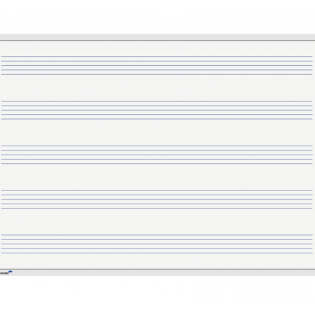 Whiteboard med notlinjer 900X1200 mm