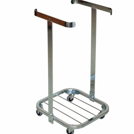 Säckställning 125 l. Zink - 50 mm Hjul