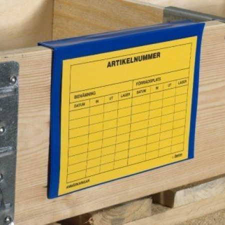 Plastficka för pallkrage A5