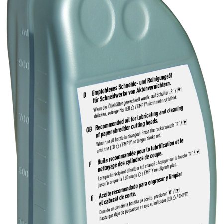Olja 1000 ml för dokumentförstörare
