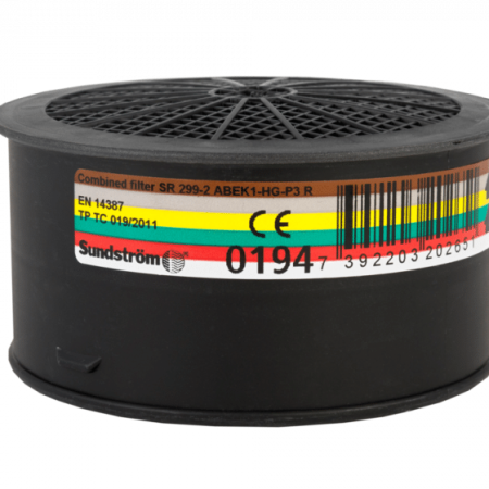 Sundström Kombifilter SR 299-2 ABEK1 Hg P3 R