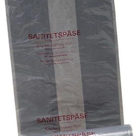 Sanitetspåse 100st/ rle - Med tryck, LLD ca 10 liter