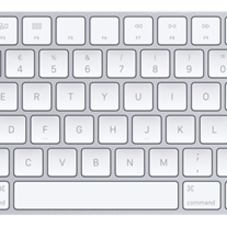 Apple magic keyboard slim - Silver/Vit