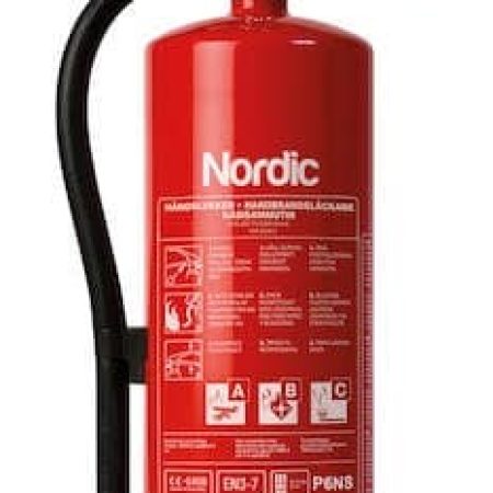 Brandsläckare Nordic | 6 kg ABC-pulver