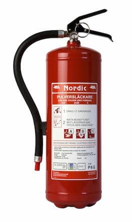 Brandsläckare Nordic | 12 kg ABC-pulver