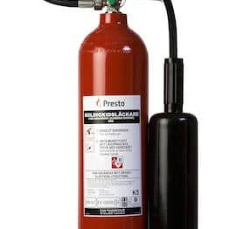Brandsläckare PRESTO K5 Koldioxid