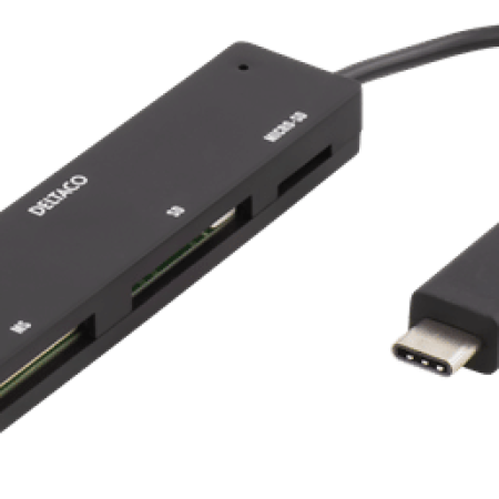 Minneskortläsare USB 2.0 | SD, Micro-SD, M2 & MemoryStick