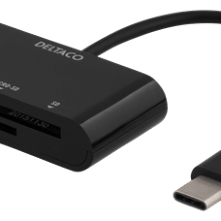 Minneskortläsare SD/ Micro med USB-A, USB-C