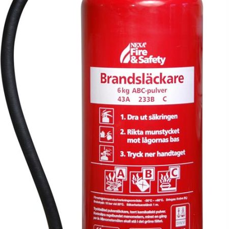 Nexa Brandsläckare | 6 kg ABC-Pulver