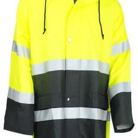 Regnjacka Varsel/ HiVis - Klass 3 | Lång modell