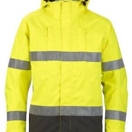 Vattentät och vindtät skaljacka | Varsel/ HiVis - klass 3