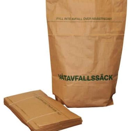 Storkökssäck i papper & plast - 125 liter