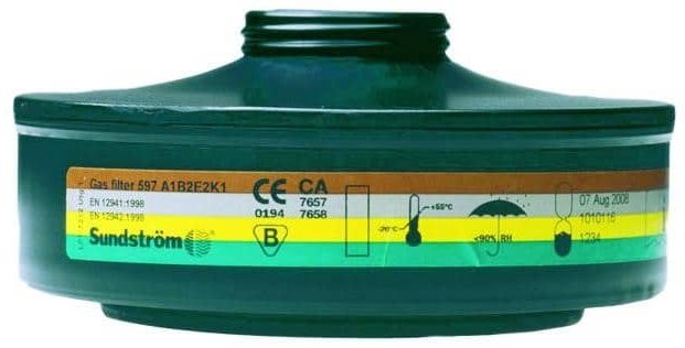 Gasfilter SR 597 A1B2E2K1 passar till Sundström SR500