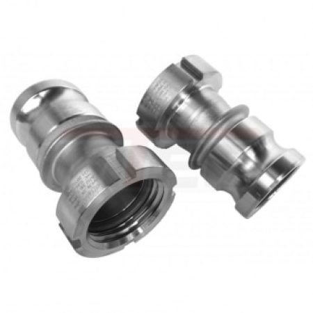 Rostfri IBC adapter S60x6 till 1 tum kamlock hane