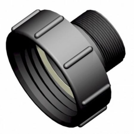 IBC adapter 100x8 till 2 tum BSP hane