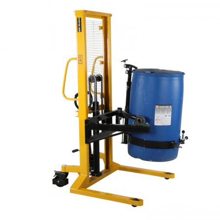 Fatlyft med fatvändare | Staplar - vänder - flyttar