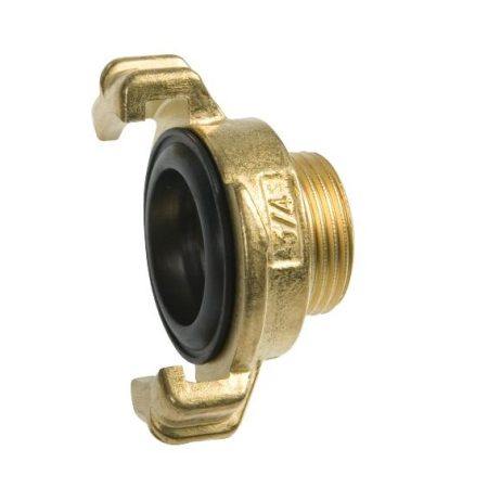 Geka klokoppling med utvändig gänga - Mässing