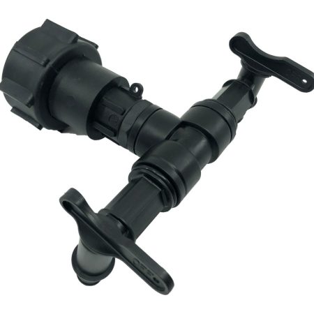 IBC-adapter | 2 avtappningskranar med snabbkoppling