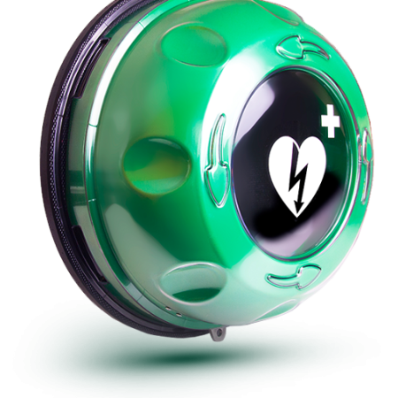 Rotaid Solid Plus - Larmat skåp för alla hjärtstartare