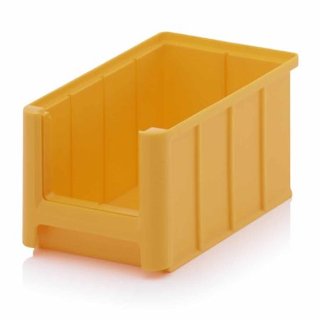 Gula lagerlådor i plast - 9 storlekar