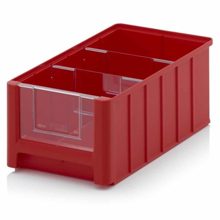 Tvärgående avdelare - glasklar styrenplast