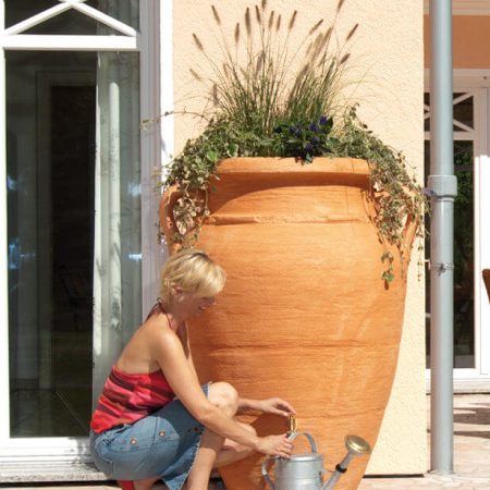 Vattentunna Amfora terrakotta - 360 liter