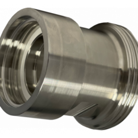 Rostfri IBC adapter 60x6 - SMS 1145 mejerikoppling