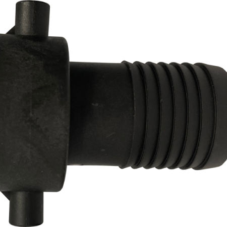 Slangnippel i plast - rak anslutning med invändig gänga