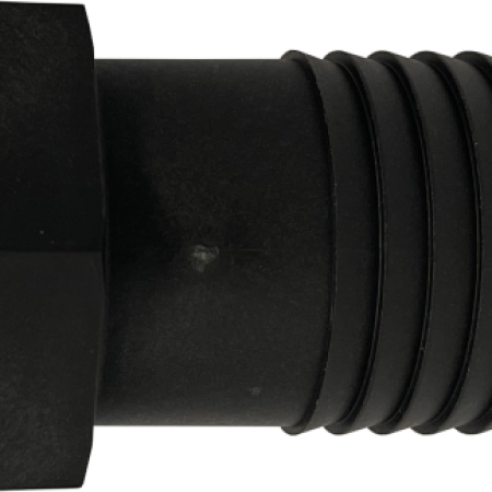 Slangnippel i plast - rak anslutning med invändig gänga