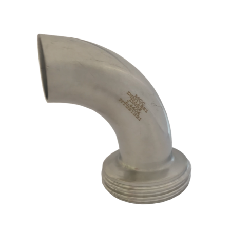 Mejerikoppling DIN 11851 - Hane med 90° svetsände