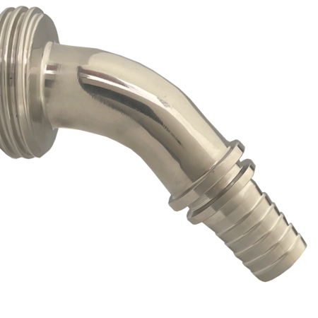 Mejerikoppling DIN 11851 - Hane med 45° slanganslutning